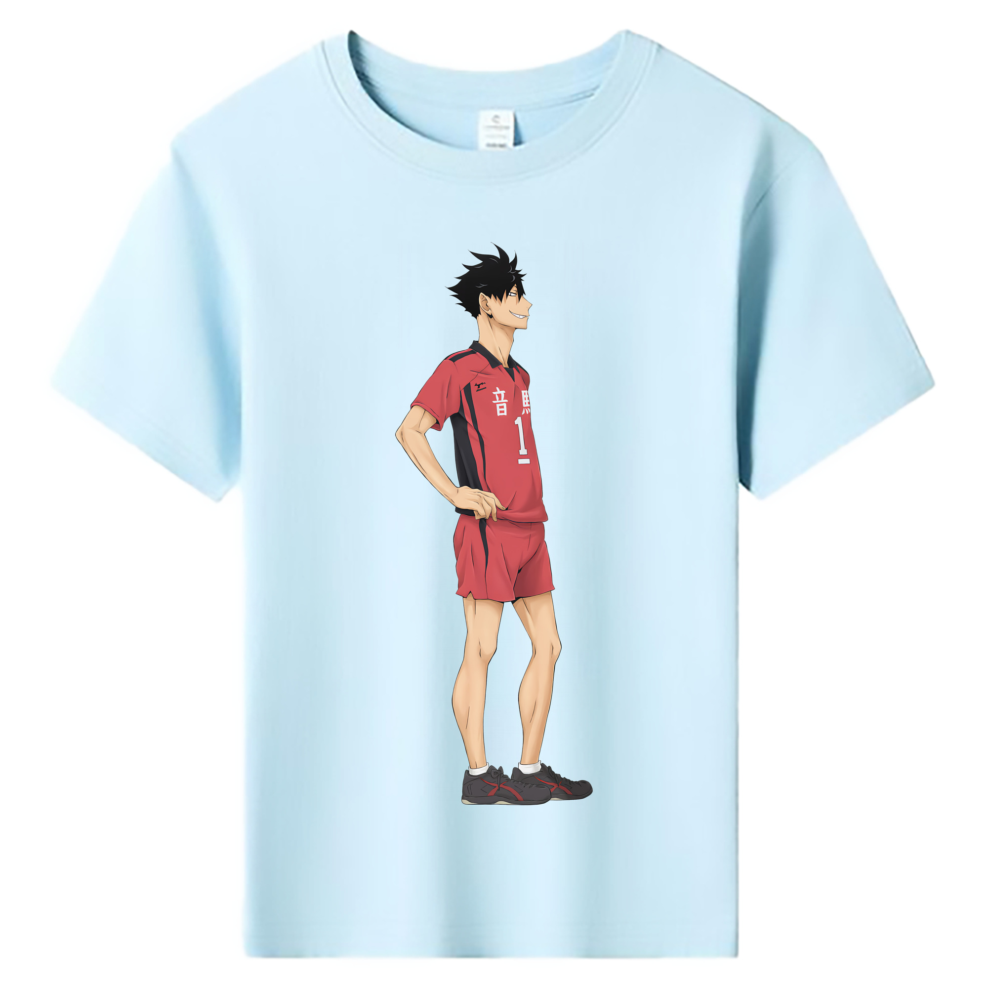 （画像用） ハイキュー!! Haikyu!! 綿100％キッズTシャツ（フロントプリント）